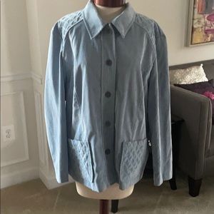 Alfred Dunner Suede-like corduroy Jacket NWOT 20w